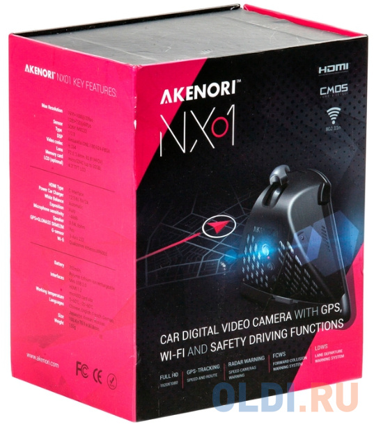 Автомобильный Видеорегистратор Akenori NX01 FullHD, GPS+GLONASS, Wi-Fi, Sony Exmor, HDMI, Radar warning Автомобильный Видеорегистратор Akenori NX01 FullHD, GPS+GLONASS, Wi-Fi, Sony Exmor, HDMI, Radar warning фото