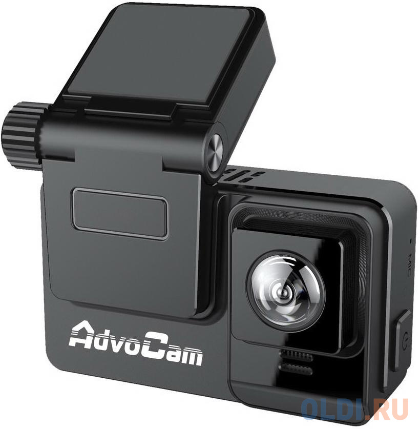 Видеорегистратор AdvoCam FD Black III GPS/GLONASS черный 1080x1920 1080p 155гр. GPS NT96672 видеорегистратор vue dr770х 2ch 2 1mpix 1920x1080 1080p 139гр gps карта в комплекте 64gb sigmastar ssc8629q