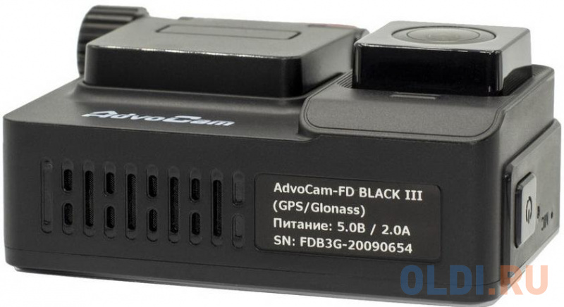 Видеорегистратор AdvoCam FD Black III GPS/GLONASS черный 1080x1920 1080p 155гр. GPS NT96672 фото