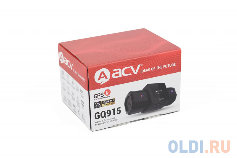 Видеорегистратор ACV GQ915 черный 1080x1920 1080p 155гр. GPS NT96663 фото