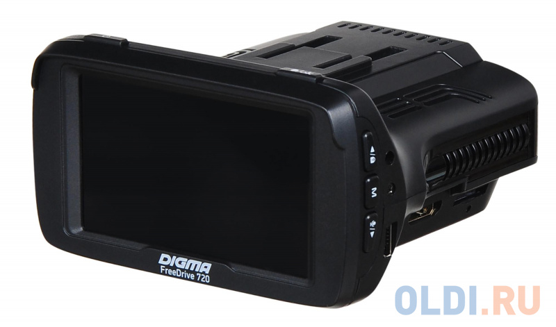 Видеорегистратор с радар-детектором Digma Freedrive 720 GPS черный фото