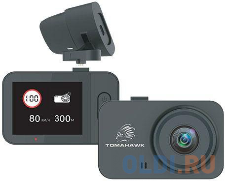Видеорегистратор Tomahawk X2 черный 2Mpix 1080x1920 1080p 150гр. GPS MSC8336