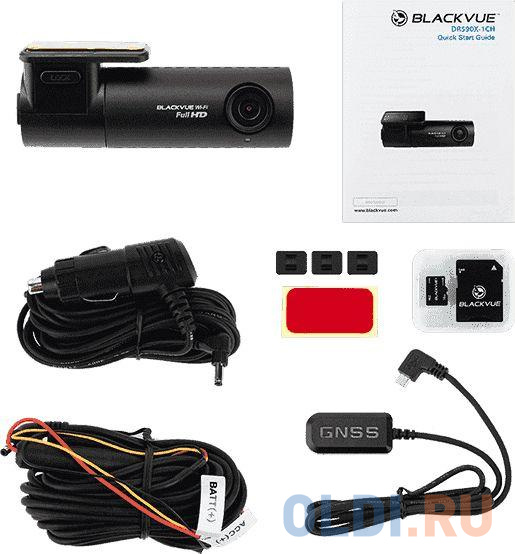 Видеорегистратор Blackvue DR590X-1CH черный 2.1Mpix 1080x1920 1080p 139гр. GPS карта в комплекте:32Gb Allwinner V3 фото