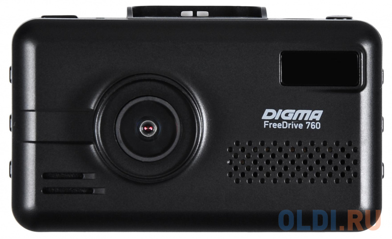 Видеорегистратор с радар-детектором Digma Freedrive 760 GPS черный фото