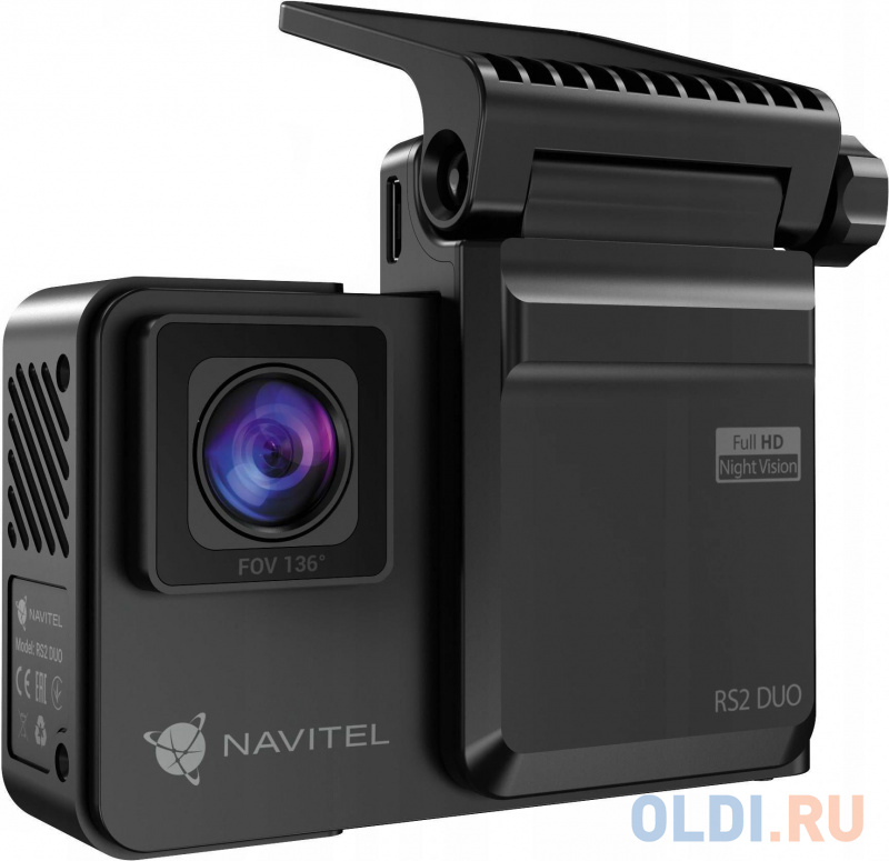 Видеорегистратор Navitel RS2 DUO DVR черный 2Mpix 1080x1920 1080p 136гр. NTK96675 фото
