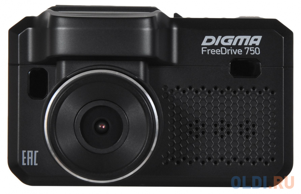 Видеорегистратор с радар-детектором Digma Freedrive 750 GPS видеорегистратор digma freedrive 600 gw dual 4k 4mpix 2160x2880 2160p 150гр gps ntk96660