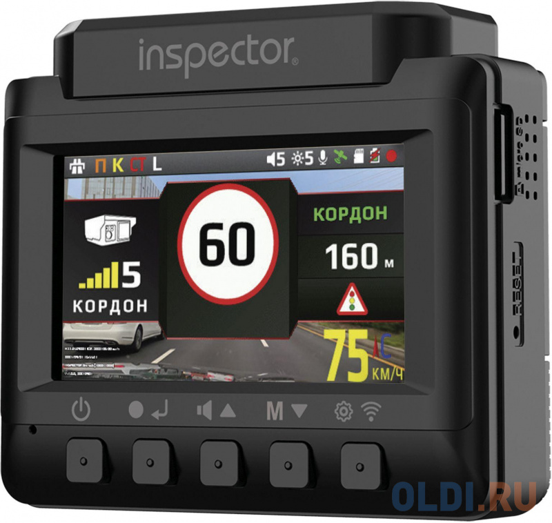 Видеорегистратор с радар-детектором Inspector BRAVO S GPS ГЛОНАСС фото