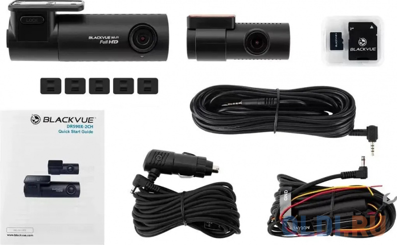 Видеорегистратор Blackvue DR590X-2CH черный 2.1Mpix 1080x1920 1080p 139гр. GPS карта в комплекте:32Gb Allwinner V3 фото