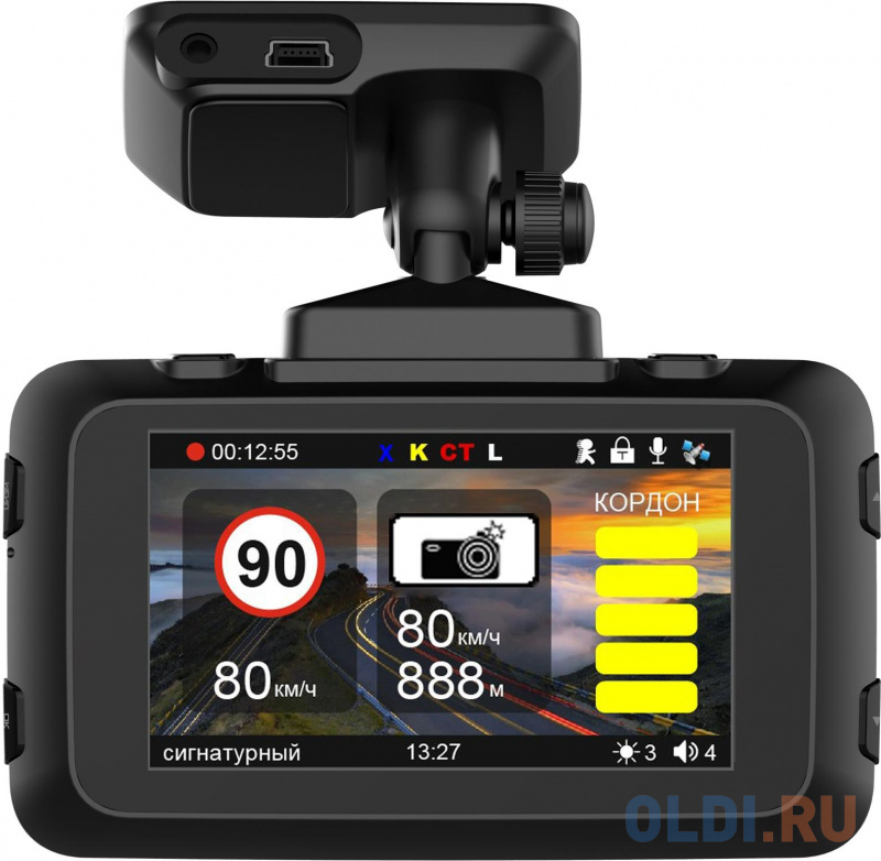 Видеорегистратор с радар-детектором Prology iOne-2500 GPS ГЛОНАСС фото