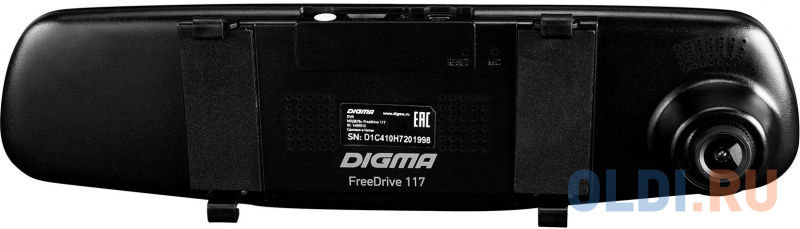 Видеорегистратор Digma FreeDrive 117 черный 1Mpix 1080x1920 1080p 150гр. GP2247 фото