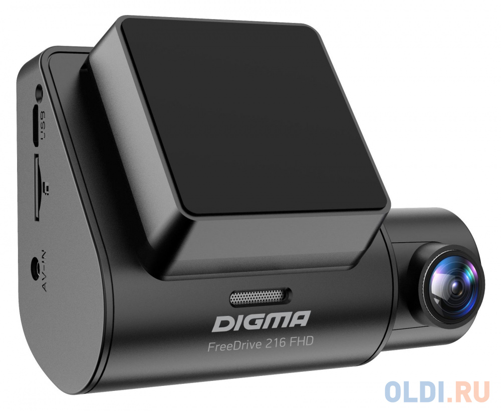Видеорегистратор Digma FreeDrive 216 FHD черный 2Mpix 1080x1920 1080p 150гр. JL5701 FD216 - фото 5