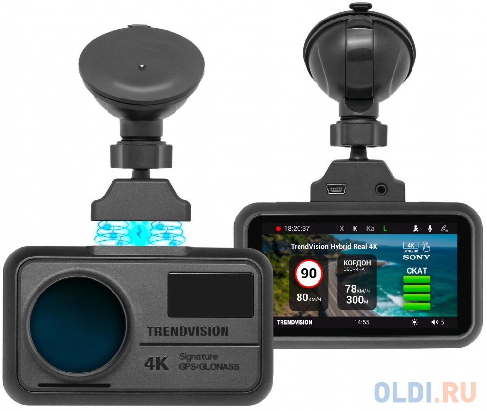   - TrendVision Hybrid Signature Real 4K GPS 