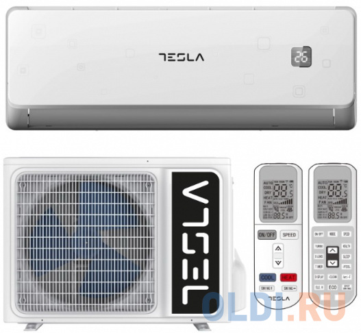 Настенная сплит-система Inverter Tesla TA53FFUL-1832IA, R32, 18000BTU, A++/A+ настенная сплит система on off tesla ta22ffml 07410a r410a 7000btu a a