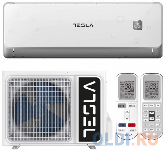 Настенная сплит-система Inverter Tesla TA71FFUL-2432IA, R32, 24000BTU, A++/A+ сплит система tesla ta36ffml 12410a