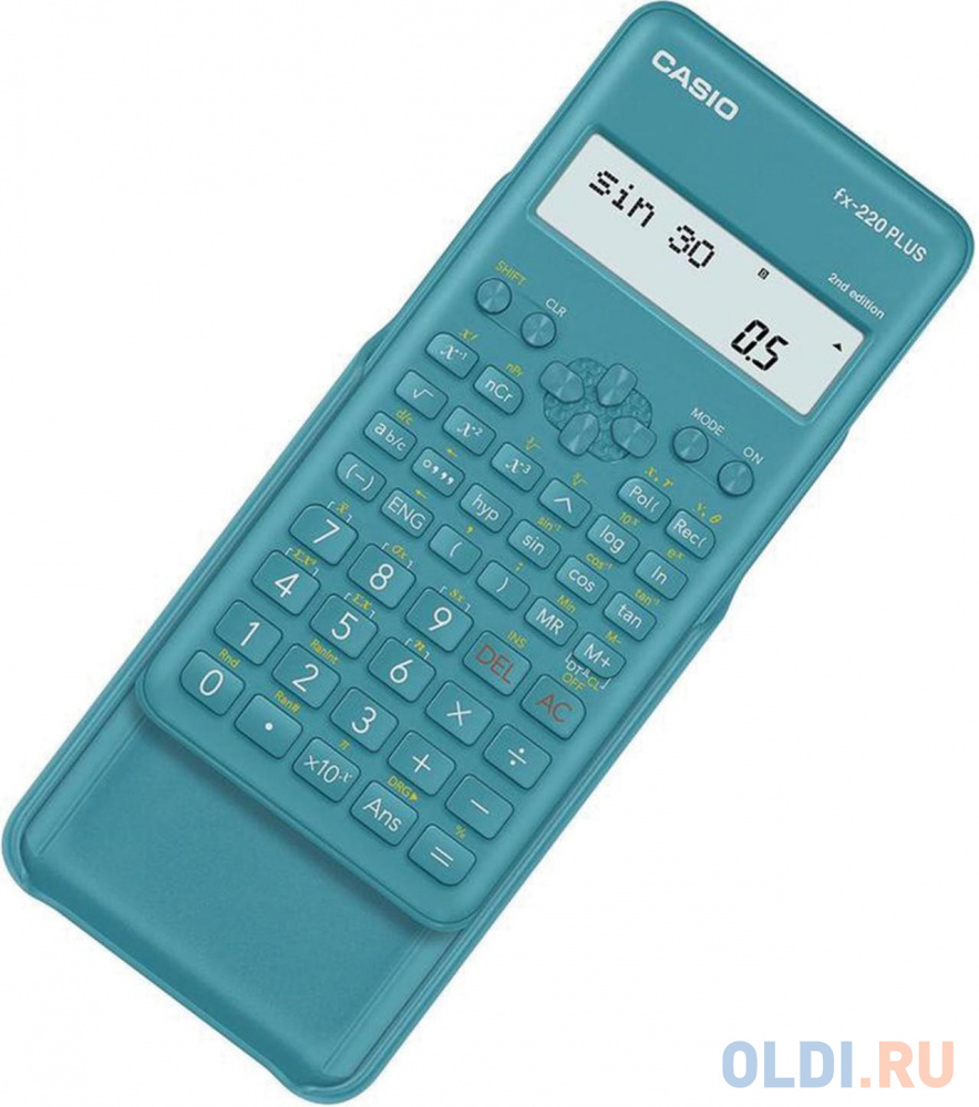 Калькулятор инженерный CASIO FX-220PLUS-2-S-EH 12-разрядный бирюзовый 250393 фото