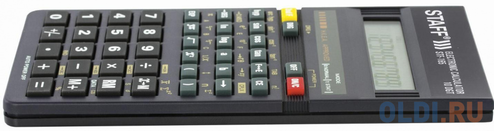 Калькулятор инженерный STAFF STF-165 10-разрядный черный 250122 - фото 4