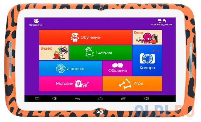 

Планшет Turbo TurboKids Monsterpad 7" 16Gb Orange Black Wi-Fi Bluetooth Android РТ00020517