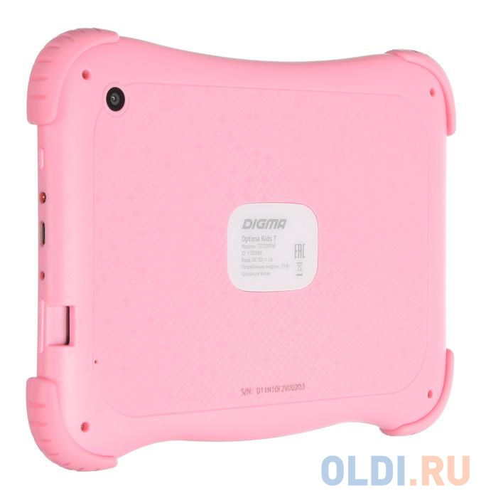 Планшет Digma Optima Kids 7 7&quot; 16Gb Pink Wi-Fi Bluetooth Android TS7203RW от OLDI