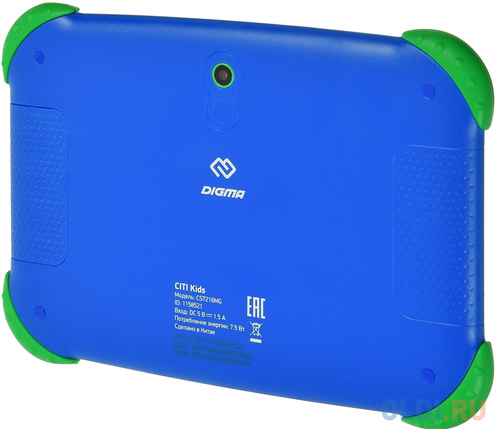 Планшет Digma Citi Kids MT8321 7" 32Gb Blue Wi-Fi 3G Bluetooth Android - фото 10