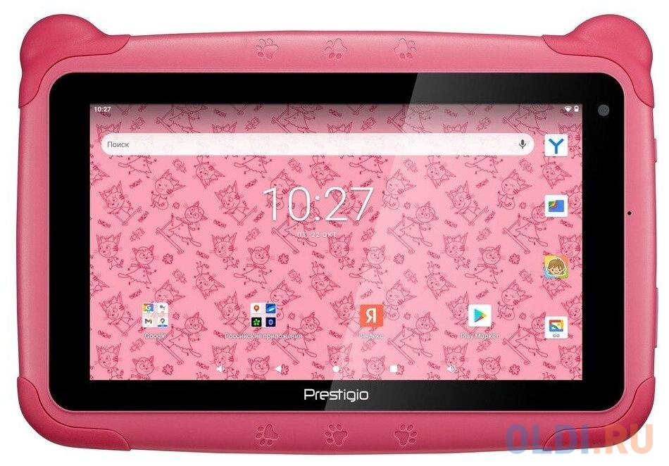 Планшет Prestigio SmartKids PMT3997 7" 16Gb Pink Wi-Fi Bluetooth Android PMT3997_WI_D_PKC, размер 203 x 13 x 139 мм, цвет розовый - фото 1