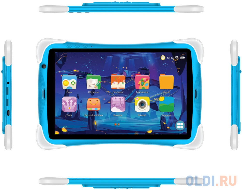 Планшет Digma CITI Kids 10 10.1" 32Gb Blue Wi-Fi 3G Bluetooth Android CS1232MG, размер 281 х 186 х 15 мм, цвет голубой - фото 3