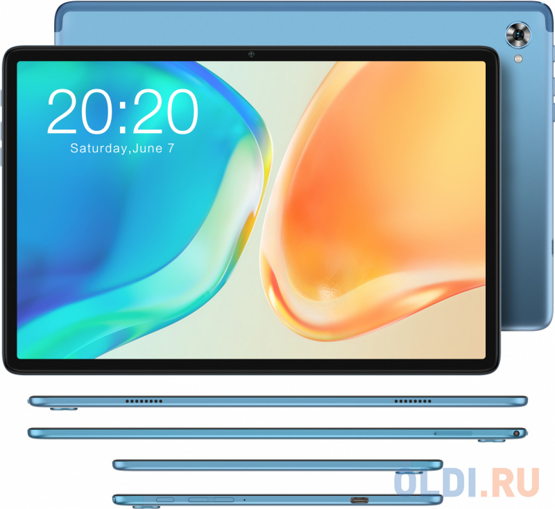 Планшет Teclast M40 Plus MT8183 (2.0) 8C RAM8Gb ROM128Gb 10.1" IPS 1920x1200 Android 11 синий 8Mpix 5Mpix BT GPS WiFi Touch microSD 256Gb 7000mAh фото