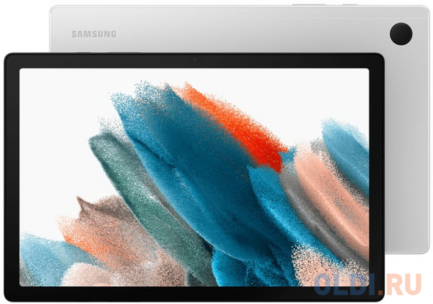 Планшет Samsung Galaxy Tab A8 10.5" 64Gb Silver Wi-Fi 3G Bluetooth LTE Android SM-X205NZSEMEA, размер 246 x 161 x 7 мм, цвет серебристый - фото 1