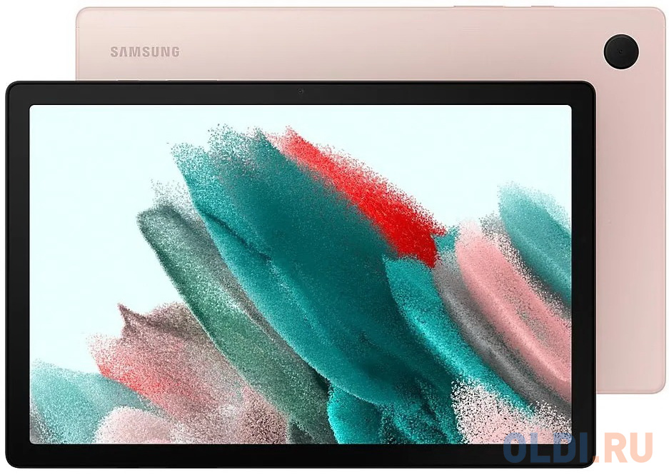 Планшет Samsung Tab A8 10.5" 64Gb Pink Gold Wi-Fi Bluetooth LTE 3G Android SM-X205NIDECAU, размер 246.8 x 161.9 x 6.9 мм, цвет розовый - фото 1
