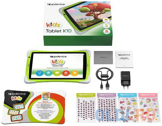 Планшет TopDevice Tablet K10 10.1" 32Gb Green Wi-Fi Bluetooth Android TDT4636_WI_E_CIS фото