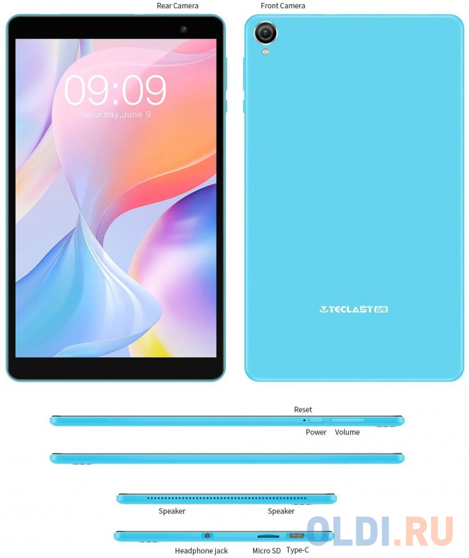 Планшет Teclast P80T 8" 32Gb Blue Wi-Fi Bluetooth Android фото