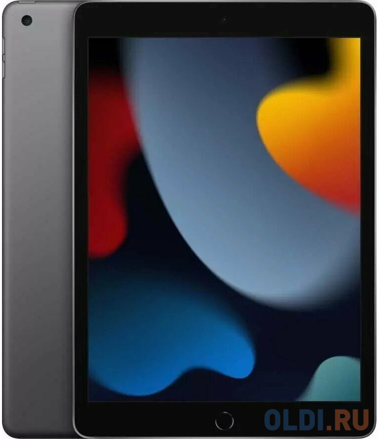 Планшет Apple iPad 10.2-inch 2021 10.2" 64Gb Gray Wi-Fi Bluetooth LTE iPadOS MK2K3ZP/A, размер 25.1 x 17.4 x 0.8 cм, цвет серый - фото 1