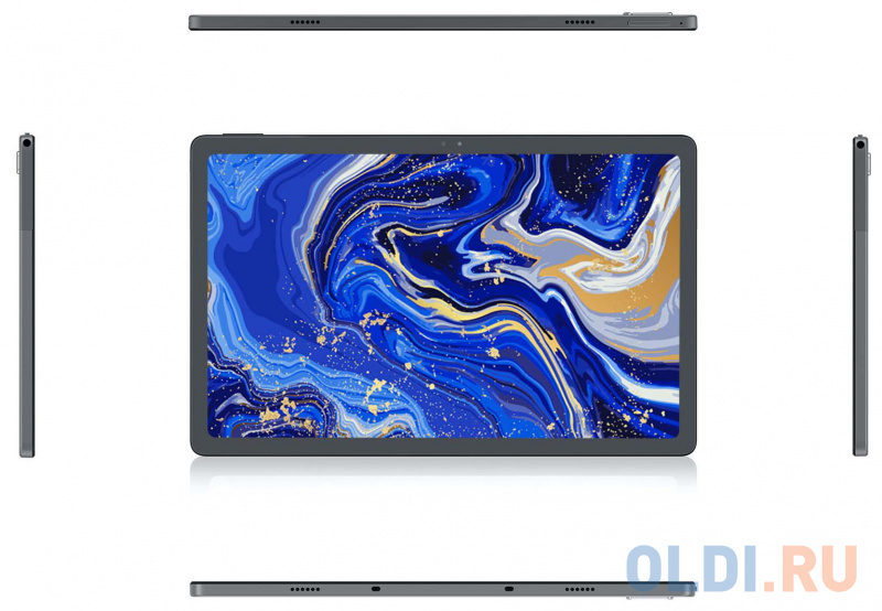 Планшет Digma Pro 1600E 4G Tiger T618 (2.0) 8C RAM6Gb ROM128Gb 10.4" IPS 2000x1200 3G 4G Android 11 темно-серый 13Mpix 5Mpix BT GPS WiFi Touch mi фото