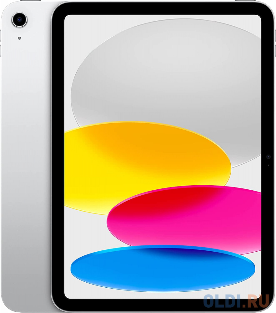 Планшет Apple iPad 2022 A2696 A14 Bionic 6С ROM64Gb 10.9" IPS 2360x1640 iOS серебристый 12Mpix 12Mpix BT WiFi Touch 10hr MPQ03LL/A - фото 3