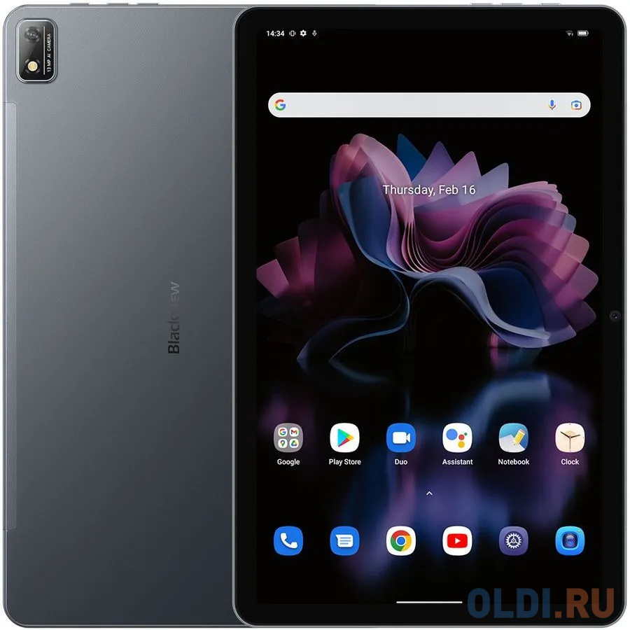 

Планшет Blackview TAB16 11" 8Gb/256Gb Gray TAB16 8/256 GRAY, Серый