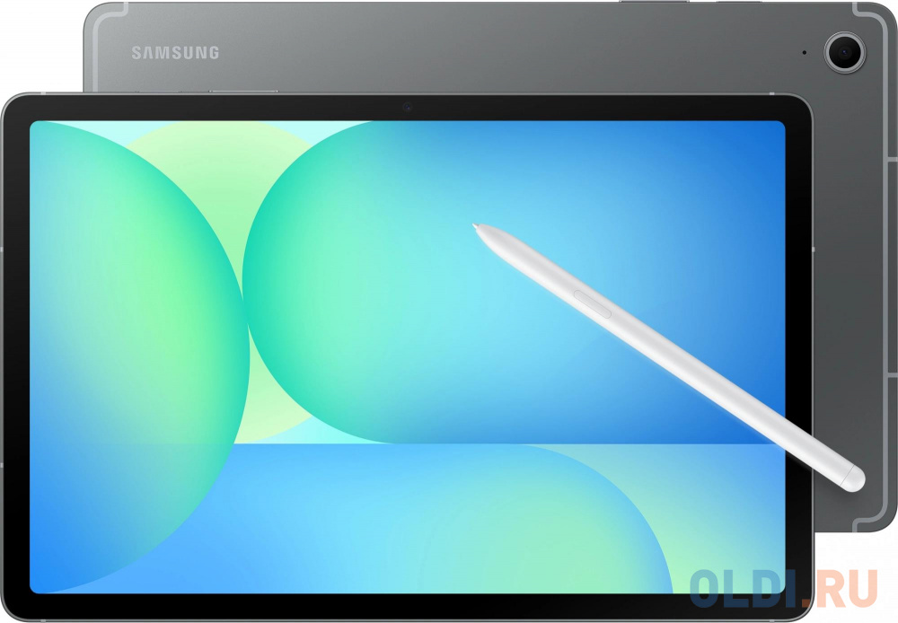 Планшет Samsung Galaxy Tab S10 FE SM-X526B 1580 (2.9) 8C RAM12Gb ROM256Gb 10.9" TFT 2304x1440 5G 1Sim eSIM Android 15 серый 13Mpix 12Mpix BT WiFi - SM-X526BZAPCAU