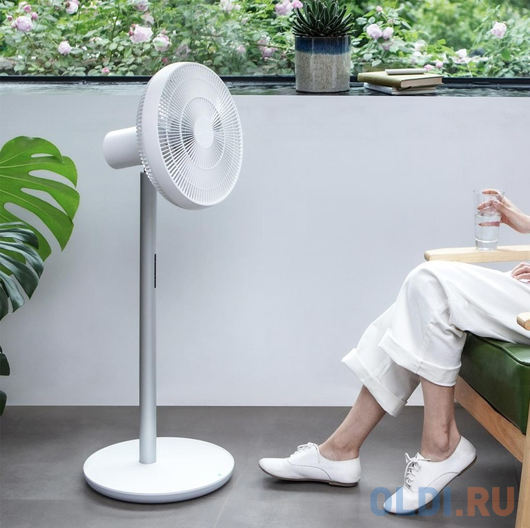 Xiaomi Smartmi Pedestal Fan 3 ZLBPLDS05ZM White Напольный вентилятор, размер 96 x 34 x 33 см, цвет белый - фото 5