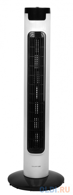 

Galaxy LINE GL8108 Вентилятор напольный 60 Вт, ,5см, 3 скорости, Черный/белый