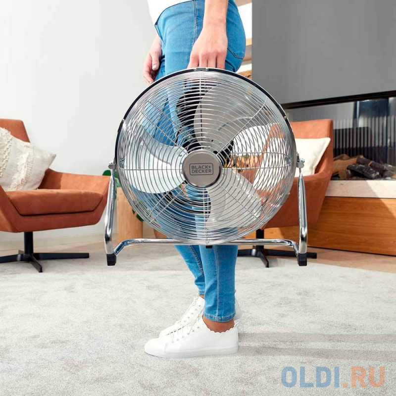 Вентилятор напольный Black+Decker BXEFF60E 60 Вт металлик Вентилятор напольный Black+Decker BXEFF60E 60 Вт металлик фото