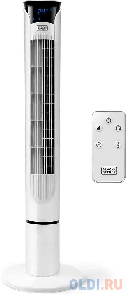 Вентилятор напольный Black+Decker BXEFT49E 45 Вт белый вентилятор напольный xiaomi smartmi standing fan 3 25 вт белый zlbplds05zm