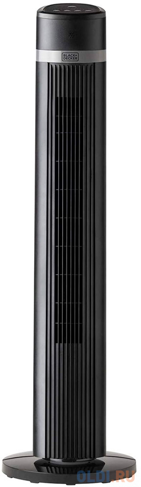 Вентилятор напольный Black+Decker BXEFT50E 45 Вт черный, размер 30х103х30 см