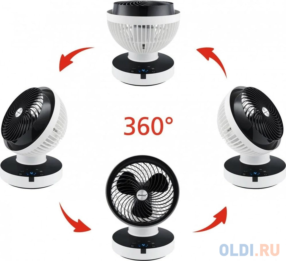 Вентилятор настольный Steba VT 360 39 Вт белый/черный фото