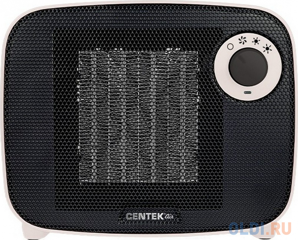 Centek Тепловентилятор керам нагреватель, 750/1500Вт CT-6023