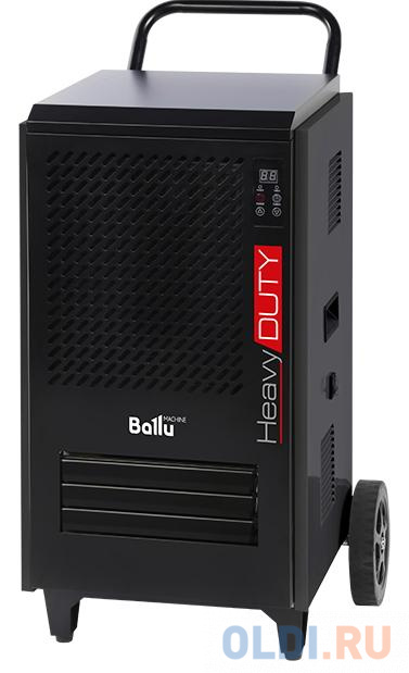 Осушитель воздуха промышленный мобильного типа BALLU BDI-80L, цвет чёрный, размер 54,5х46х85,8 см.