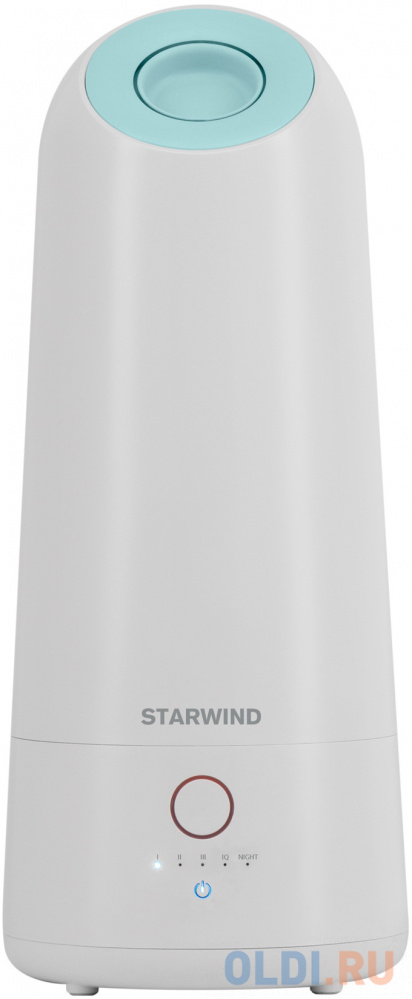 Увлажнитель воздуха StarWind SHC1535 белый бирюзовый, размер 188х446х188 мм