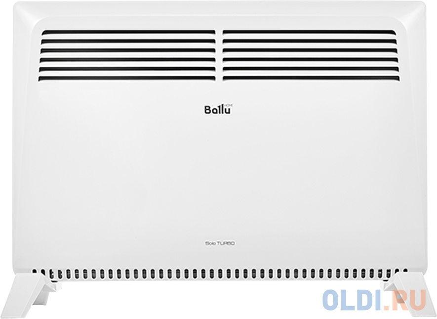 Конвектор BALLU Solo Turbo BEC/SMT-2000 2000 Вт белый конвектор ballu bec emt 2000 2000 вт белый