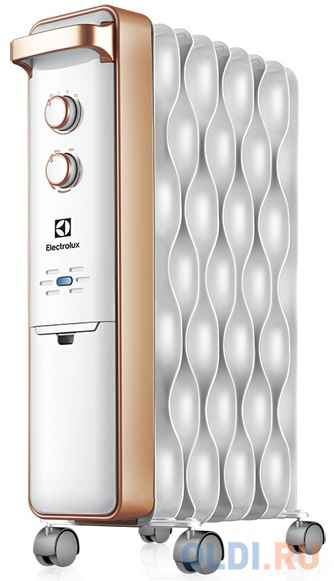 Масляный радиатор Electrolux Wave EOH/M-9209 2000 Вт серебристый масляный радиатор sonnen dfn 09bl 2000 вт серый