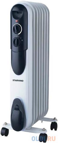 Радиатор масляный Starwind SHV3001 1500Вт серый от OLDI