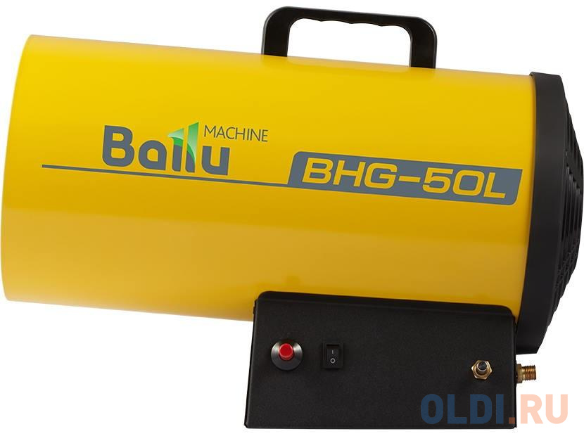 Тепловая пушка BALLU BHG-50L 53000 Вт желтый фото
