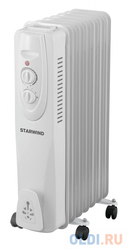 

Радиатор масляный Starwind SHV3710 1500Вт белый