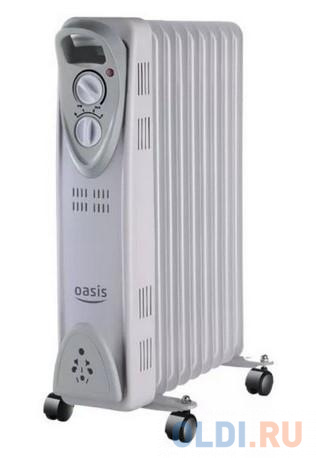 Масляный радиатор Oasis US-15 1500 Вт серый